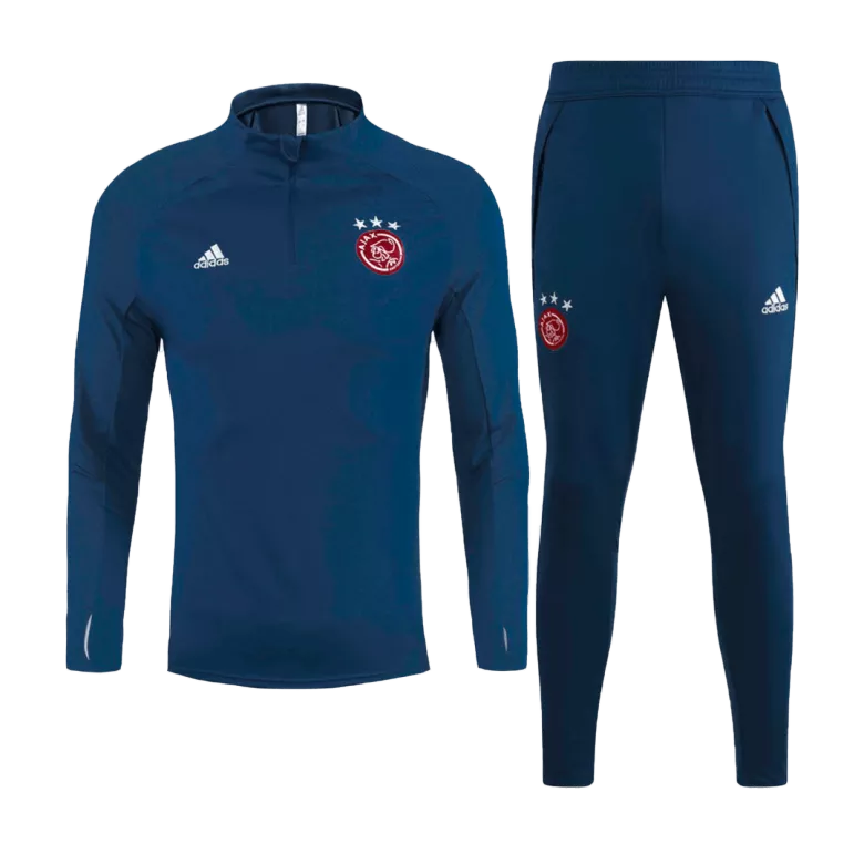 Ajax 1/4 Zip Tracksuit 2020/21 Navy - vstockx