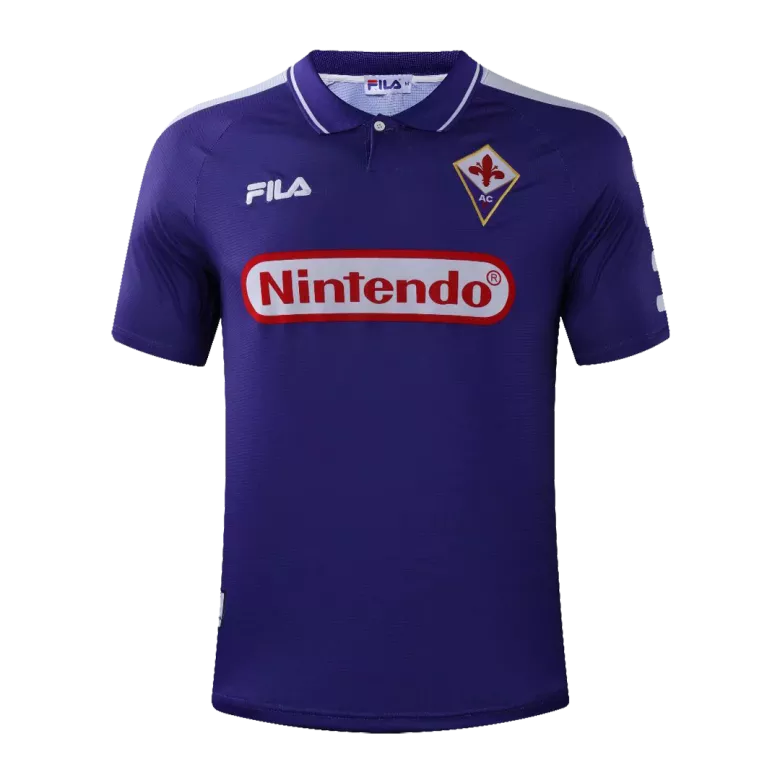 Retro Fiorentina Home Jersey 1998/99 By FILA - vstockx