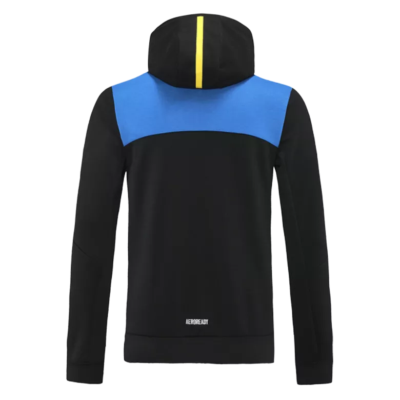 Manchester United Hoodie Jacket Tracksuit 2021/22 Black - vstockx