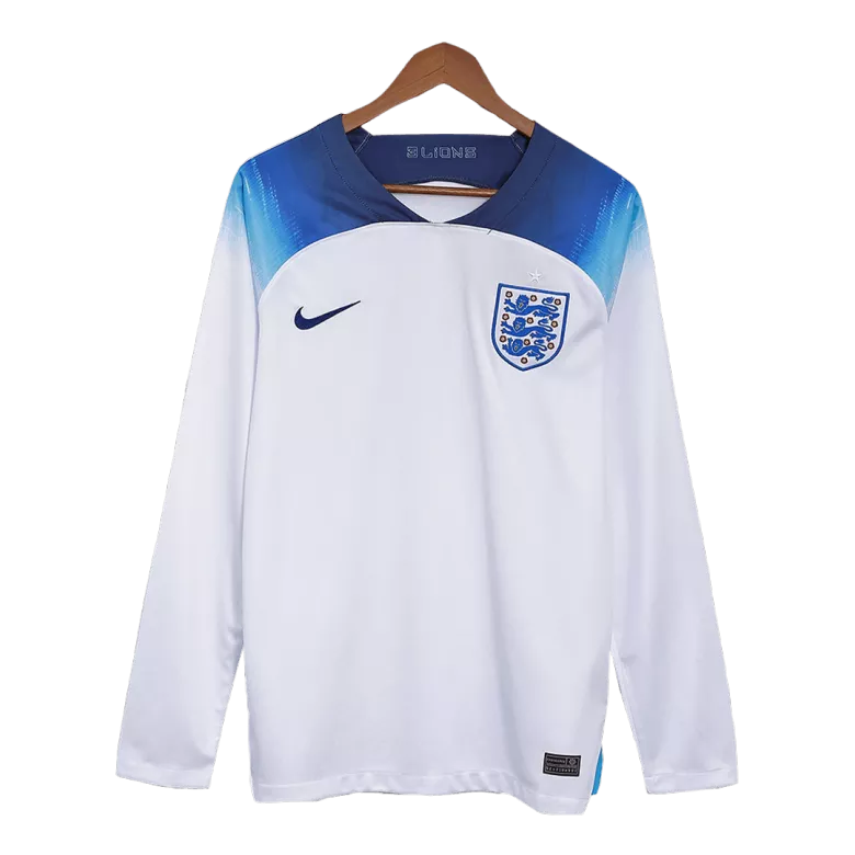England Home Long Sleeve Soccer Jersey 2022 - vstockx