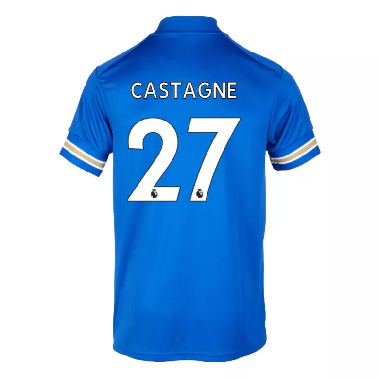 CASTAGNE #27 Leicester City Home Soccer Jersey 2020/21 - vstockx