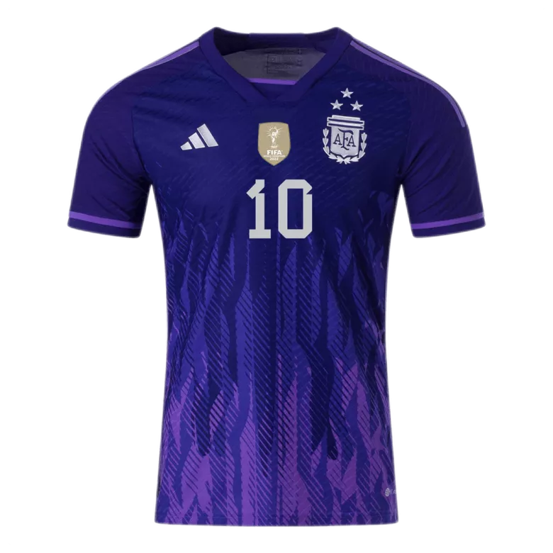 New Messi #10 Argentina Away World Cup 2022 Champion Authentic Jersey - vstockx