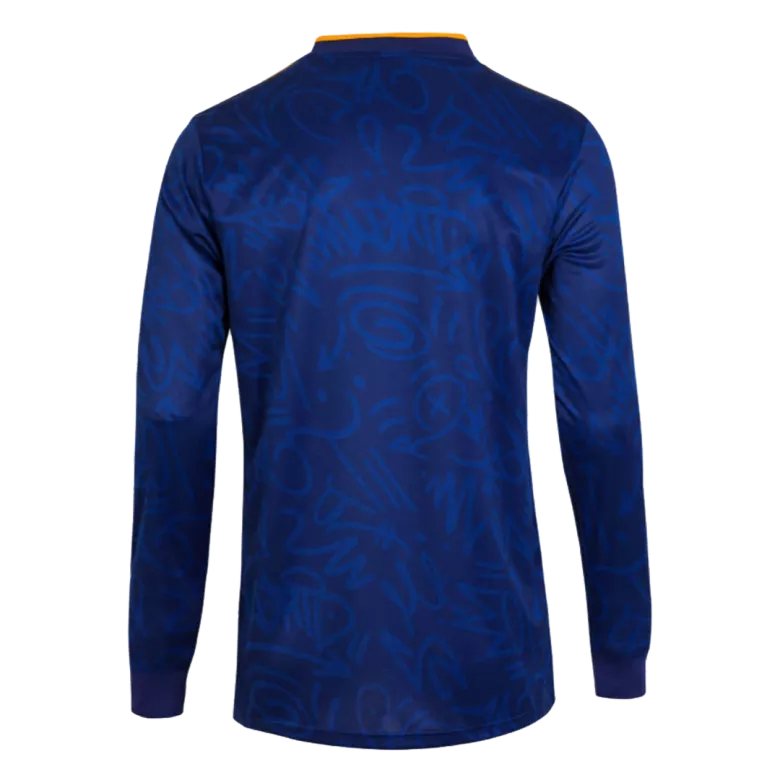 Real Madrid Away Long Sleeve Soccer Jersey 2021/22 - vstockx
