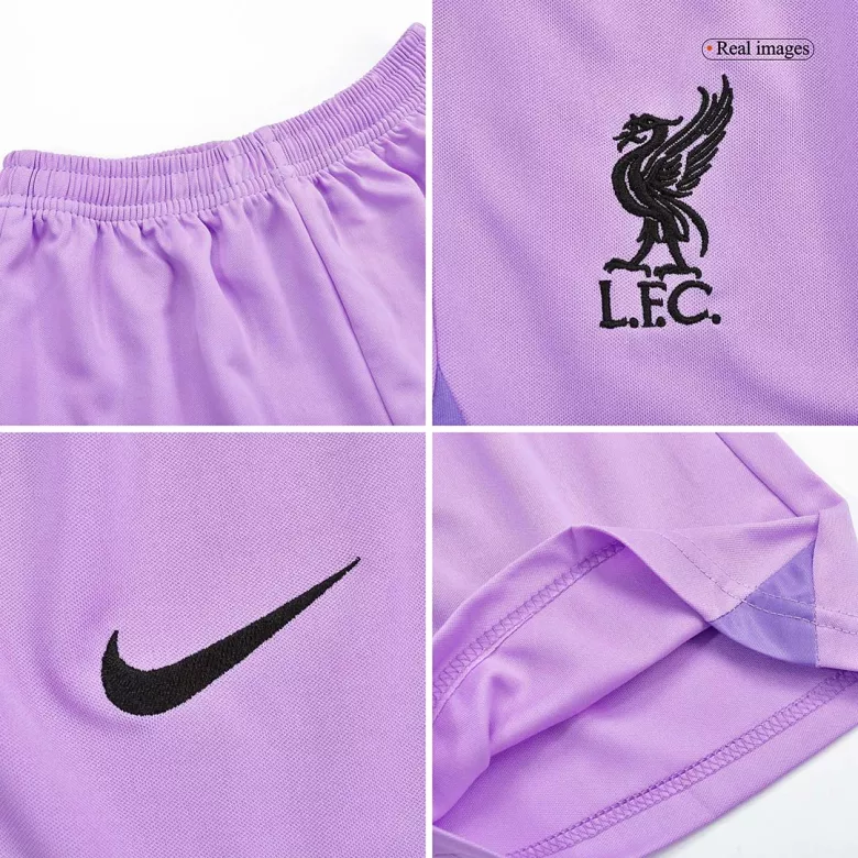 Liverpool Goalkeeper Kids Soccer Jerseys Kit 2022/23 - vstockx