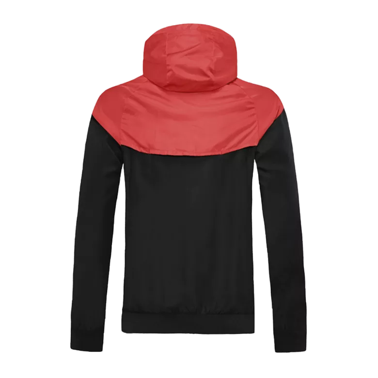 Liverpool Hoodie Windbreaker Jacket 2020/21 - Red&Black - vstockx