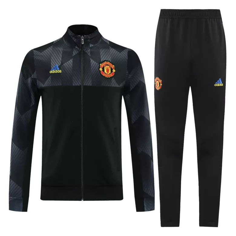 Manchester United Tracksuit 2021/22 Black - vstockx