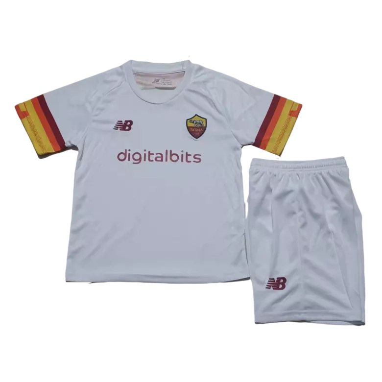 Roma Away Kids Soccer Jerseys Kit 2021/22 - vstockx