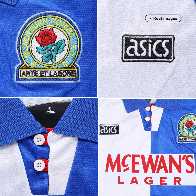 Retro Blackburn Rovers Home Jersey 1994/95 By Asics - vstockx