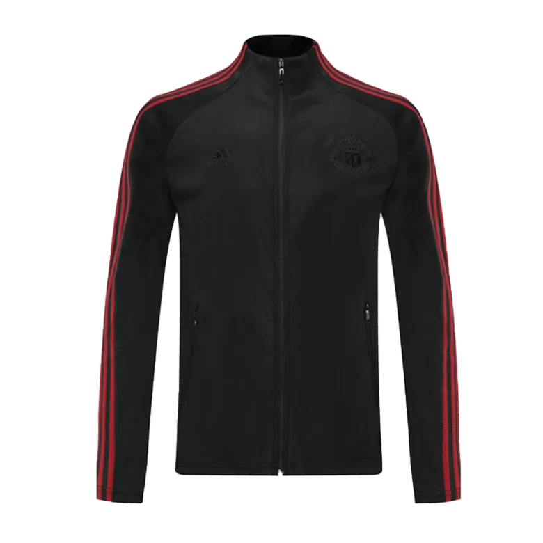 Manchester United Track Jacket 2020/21 - Black&Red - vstockx