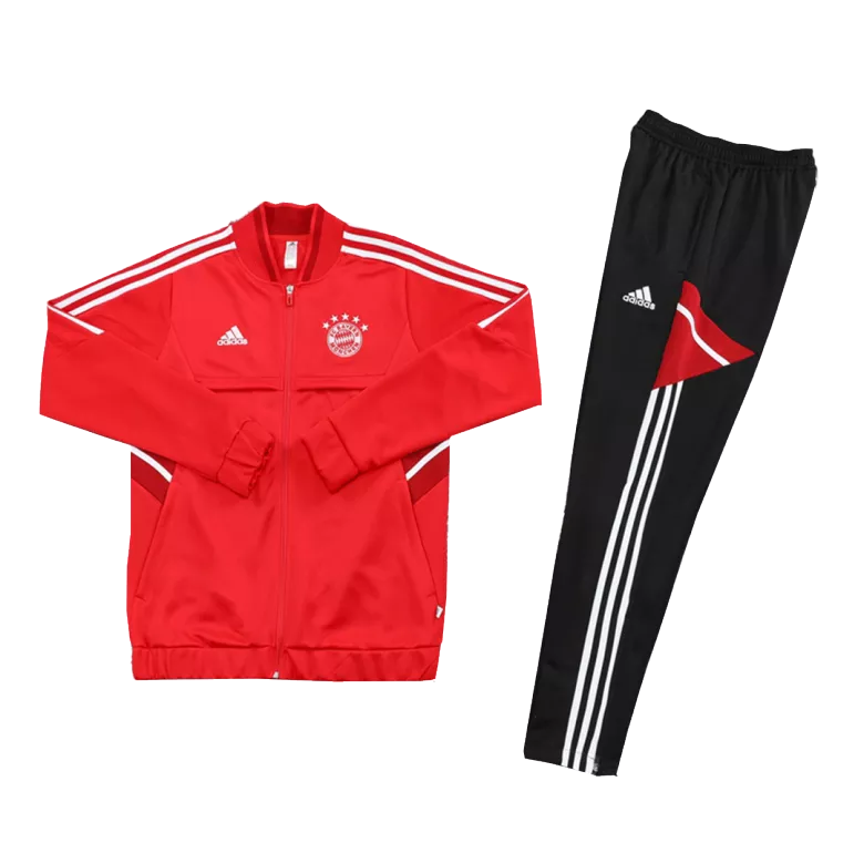 Bayern Munich Jacket Tracksuit 2022/23 Red - vstockx