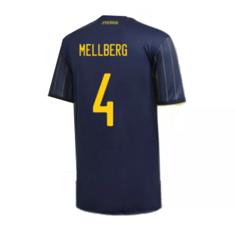 MELLBERG #4 Sweden Away Soccer Jersey 2020 - vstockx