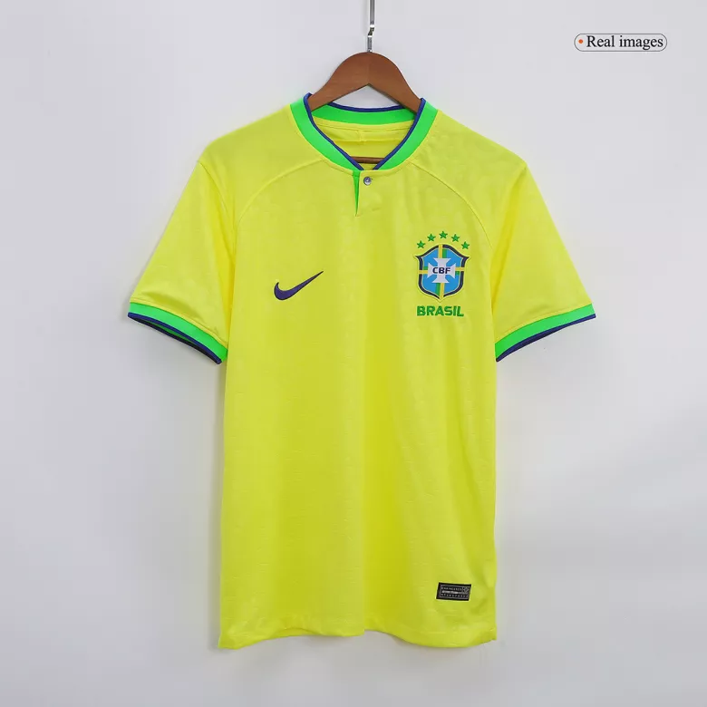 VINI JR #20 Brazil Home Jersey World Cup 2022 - vstockx