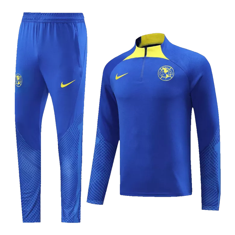 Club America 1/4 Zip Tracksuit 2023 Blue - vstockx