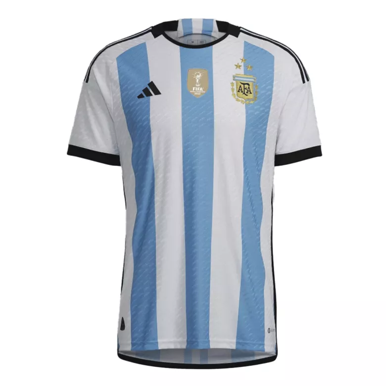 Champions Argentina 3 Stars Home Authentic Jersey 2022 - vstockx