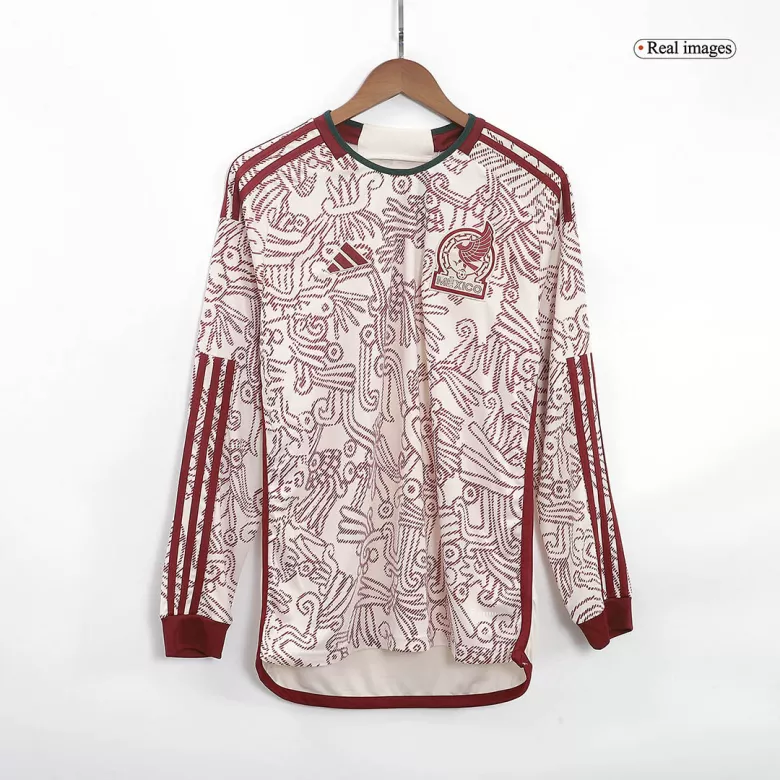 Mexico Away Long Sleeve Soccer Jersey 2022 - vstockx