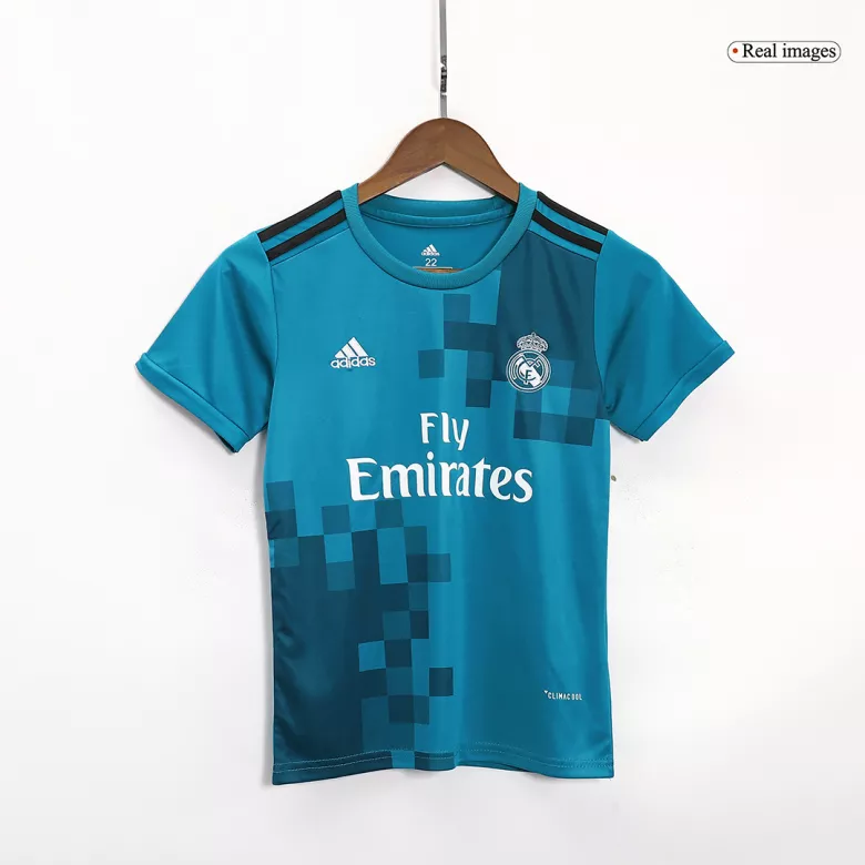 Real Madrid Third Away Kids Soccer Jerseys Kit 2017/18 - vstockx
