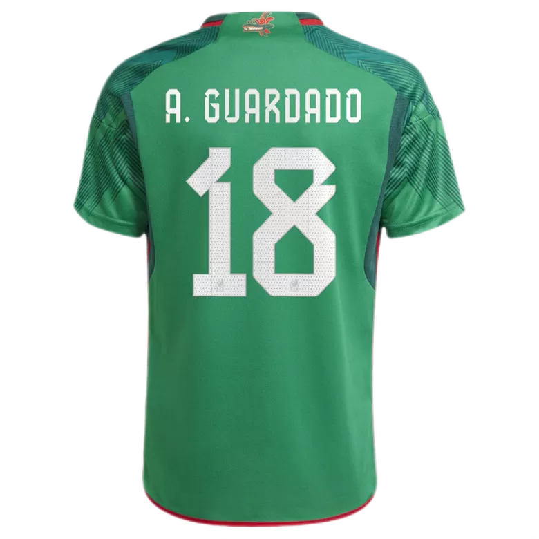 A.GUARDADO #18 Mexico Home Jersey World Cup 2022 - vstockx