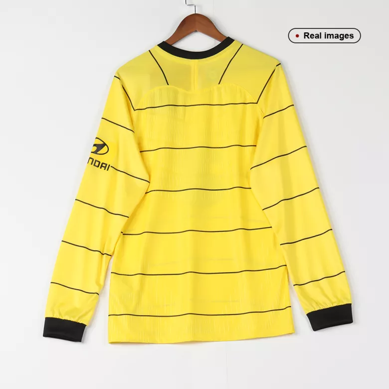 Authentic Chelsea Away Long Sleeve Soccer Jersey 2021/22 - vstockx