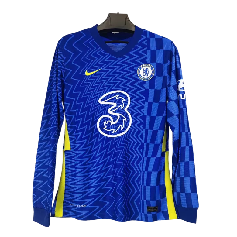 Authentic Chelsea Home Long Sleeve Soccer Jersey 2021/22 - vstockx