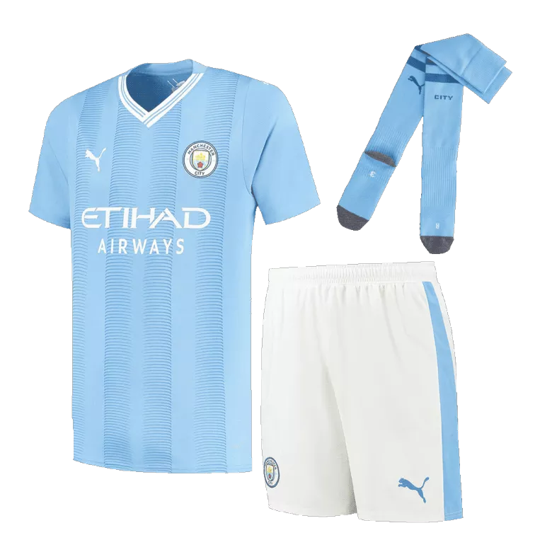 Manchester City Home Jerseys Full Kit 2023/24 - vstockx