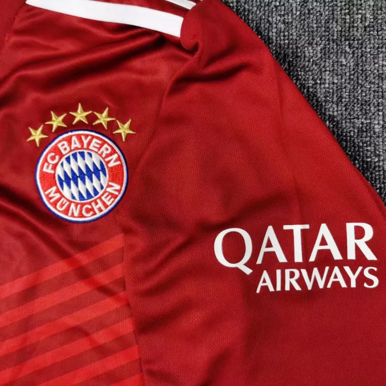 Bayern Munich Home Long Sleeve Soccer Jersey 2021/22 - vstockx