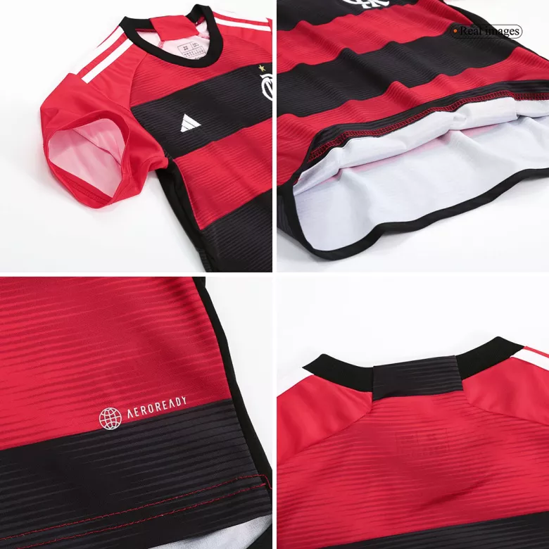 CR Flamengo Home Kids Jerseys Kit 2023/24 - vstockx