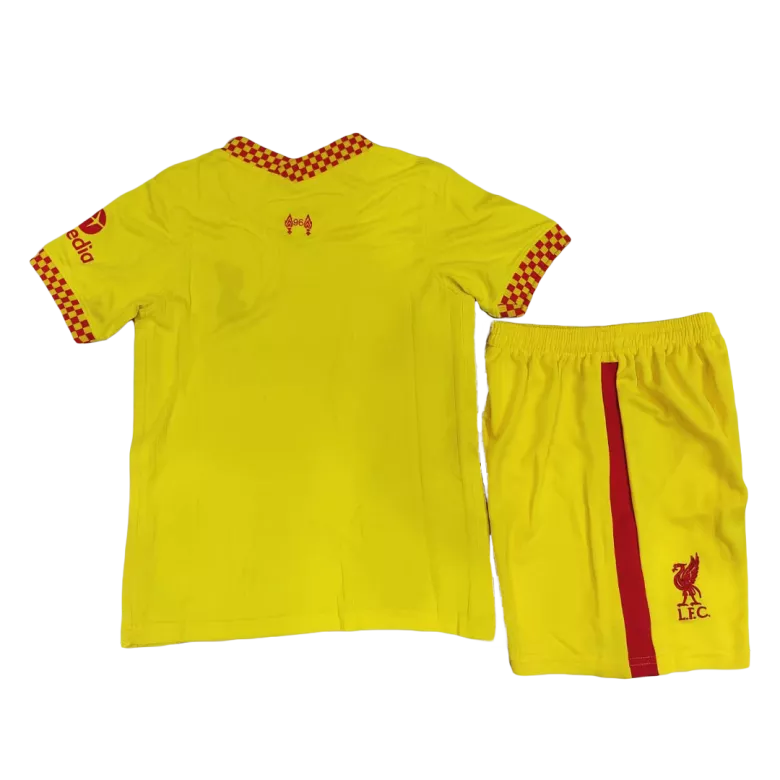 Liverpool Third Away Kids Soccer Jerseys Kit 2021/22 - vstockx