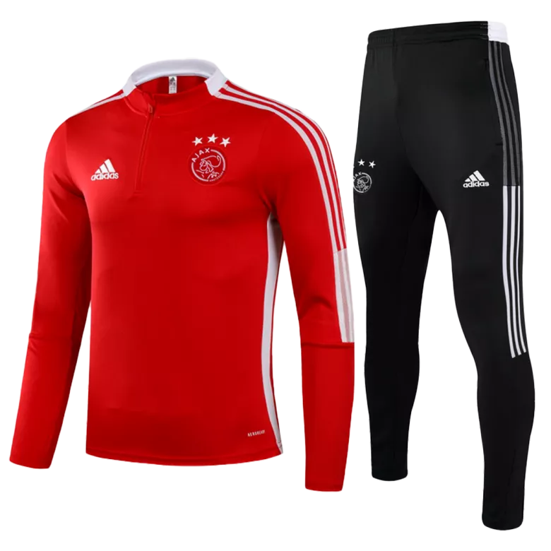 Ajax 1/4 Zip Tracksuit 2021/22 Red - vstockx