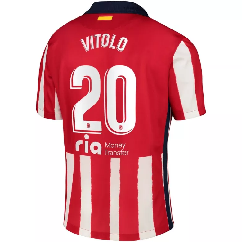 VITOLO #20 Atletico Madrid Home Soccer Jersey 2020/21 - vstockx