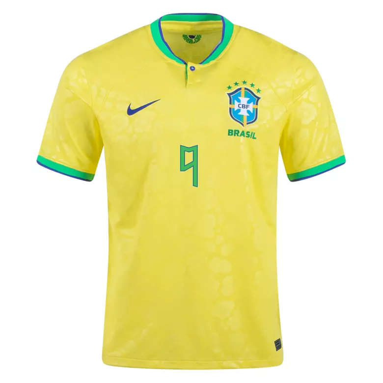RICHARLISON #9 Brazil Home Jersey World Cup 2022 - vstockx