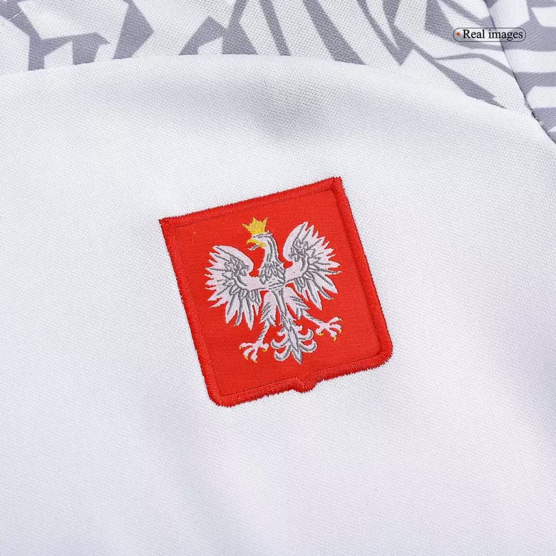 Poland Home World Cup Kids Jerseys Kit 2022 - vstockx