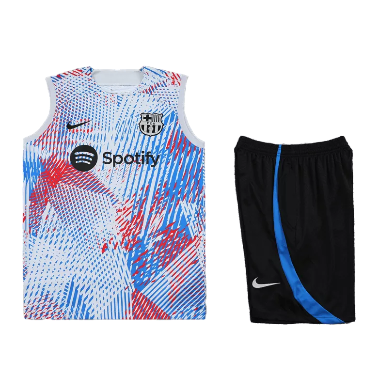 Barcelona Jerseys Sleeveless Training Kit 2022/23 - vstockx
