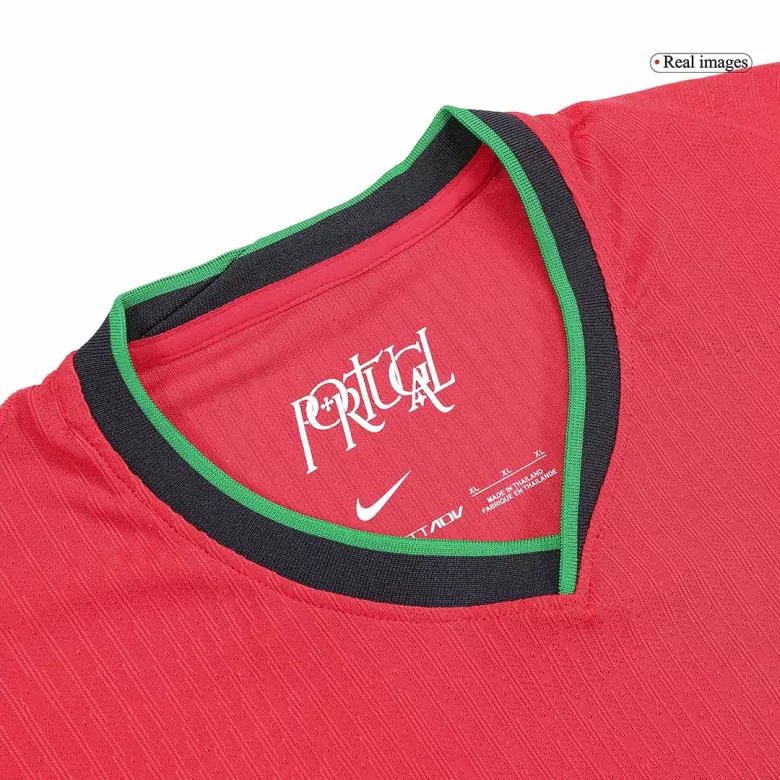 Portugal Home Authentic Soccer Jersey EURO 2024 - vstockx