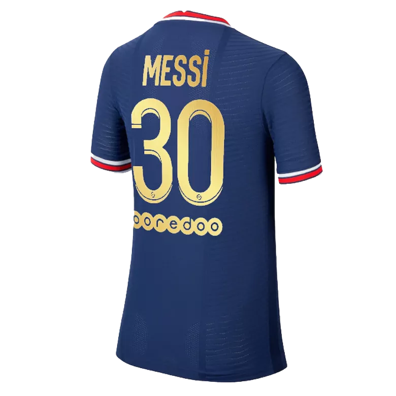 Authentic Messi #30 PSG Home Jersey 2021/22 By Jordan Ballon d'Or Special Gold Font - vstockx
