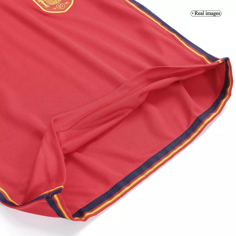 Spain Home World Cup Kids Jerseys Full Kit 2022 - vstockx