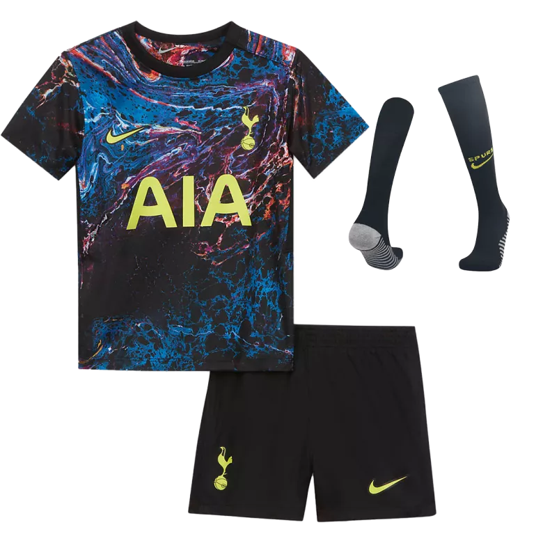 Tottenham Hotspur Away Kids Soccer Jerseys Full Kit 2021/22 - vstockx