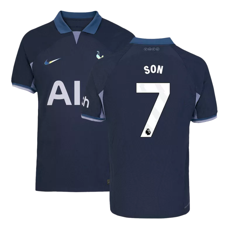 SON #7 Tottenham Hotspur Away Authentic Soccer Jersey 2023/24 - vstockx