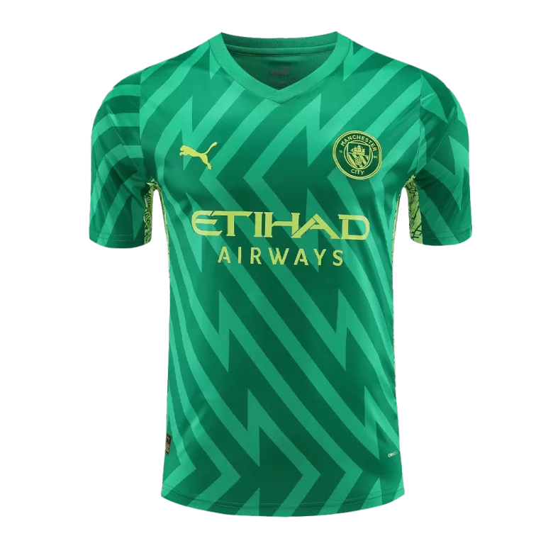 Manchester City Goalkeeper Soccer Jersey 2023/24 - vstockx