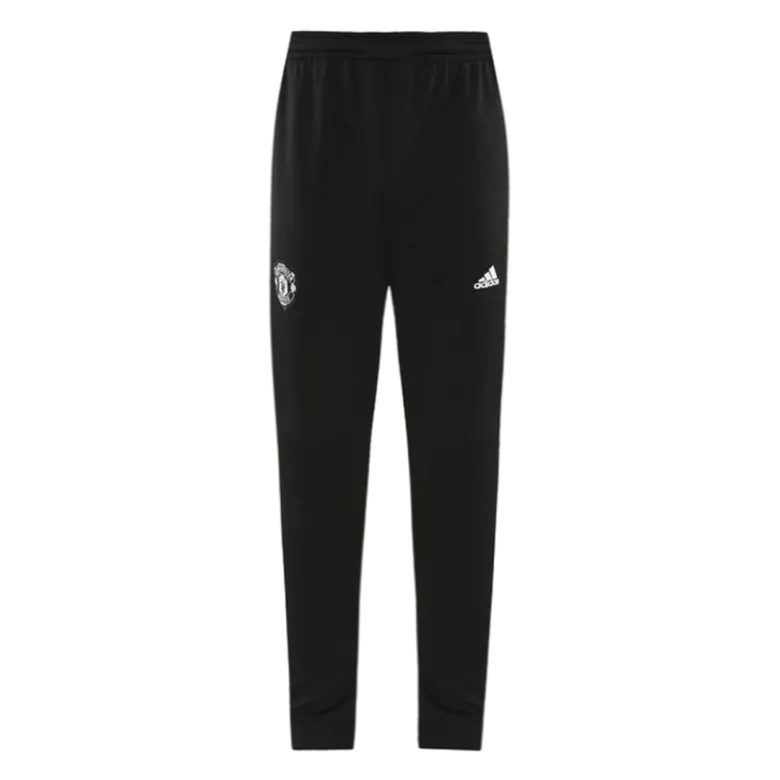 Manchester United Hoodie Jacket Tracksuit 2021/22 Black - vstockx