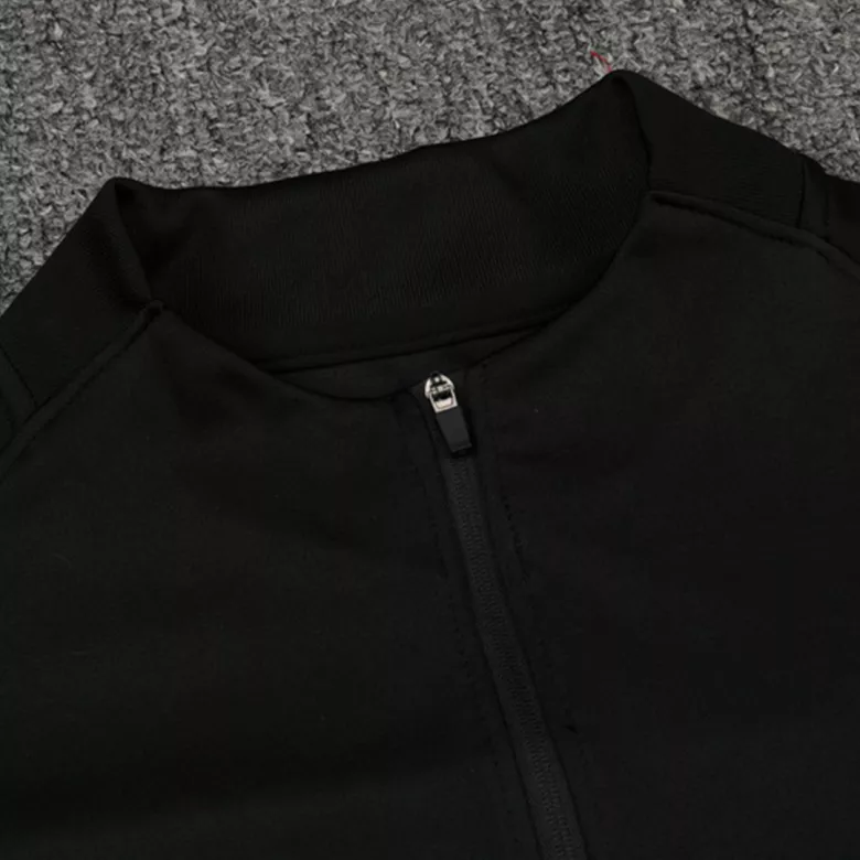 Liverpool 1/4 Zip Tracksuit 2021/22 Black - vstockx