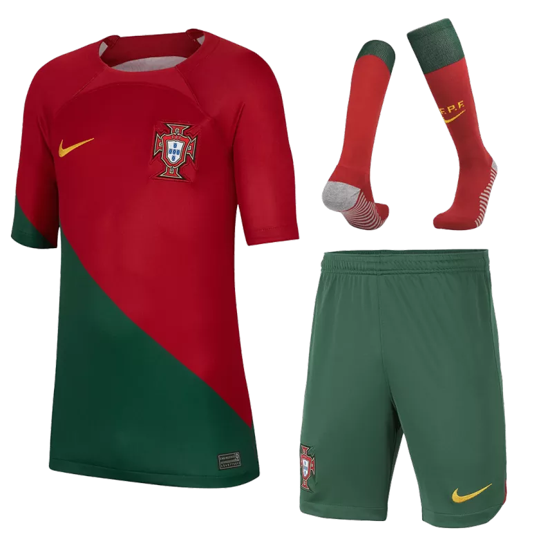 Portugal Home Kids Jerseys Full Kit 2022/23 - vstockx