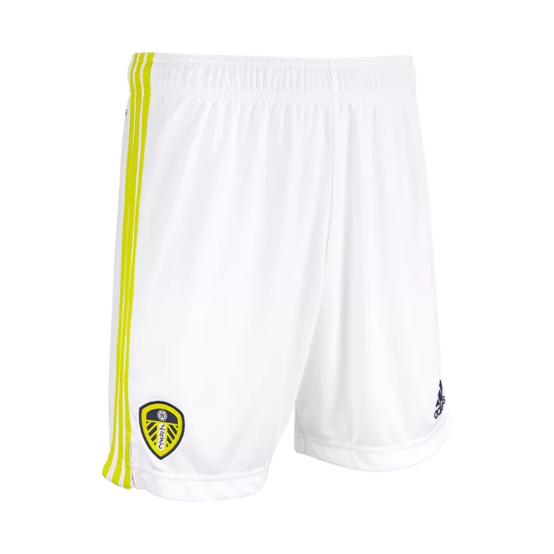 Leeds United Home Soccer Shorts 2021/22 - vstockx
