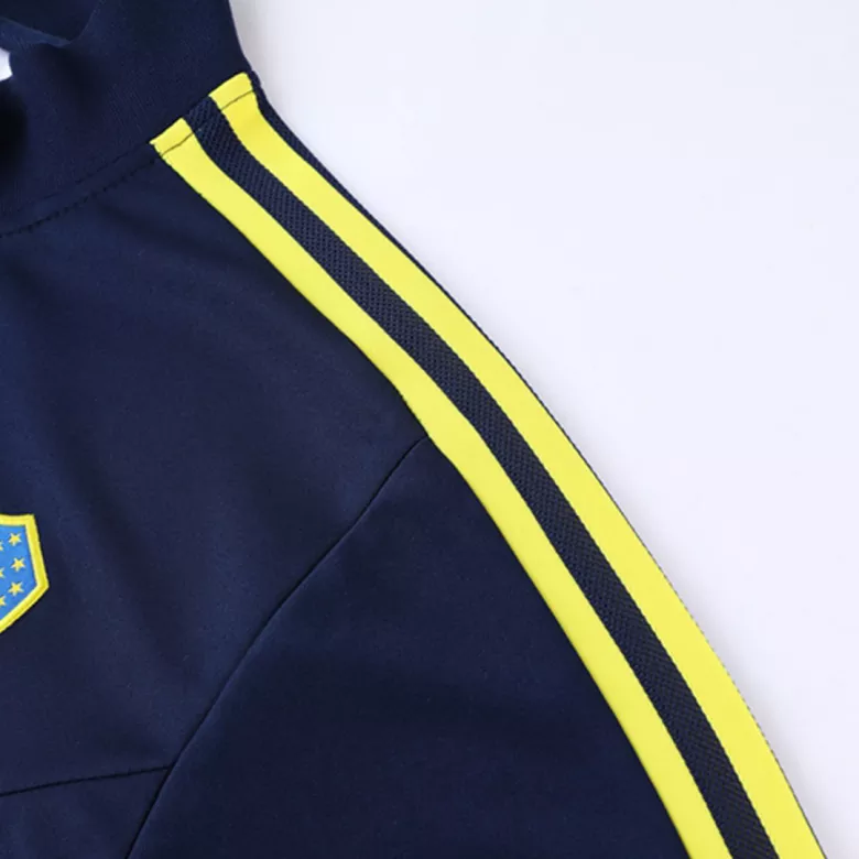 Boca Juniors 1/4 Zip Tracksuit 2022/23 Navy - vstockx
