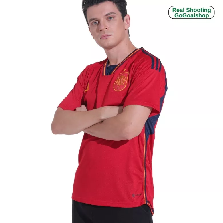 Spain Home Soccer Jersey 2022 - vstockx