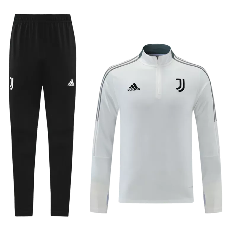 Juventus 1/4 Zip Tracksuit 2021/22 White - vstockx