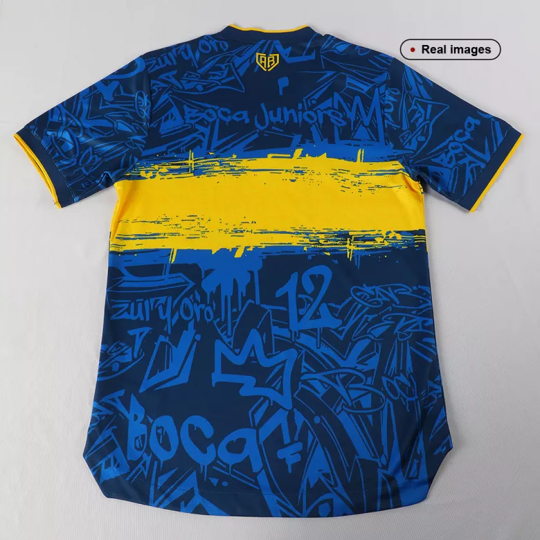 Boca Juniors Special Authentic Soccer Jersey 2022/23 - Concept - vstockx