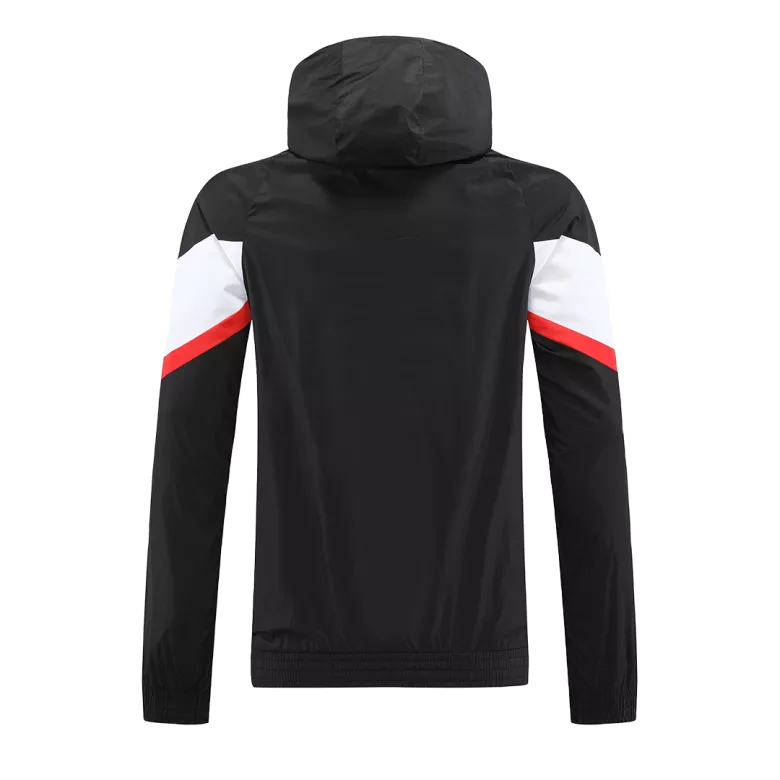 Atletico Madrid Hoodie Windbreaker Jacket 2022/23 - Black - vstockx