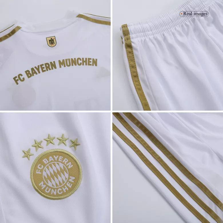 Bayern Munich Away Kids Soccer Jerseys Kit 2022/23 - vstockx