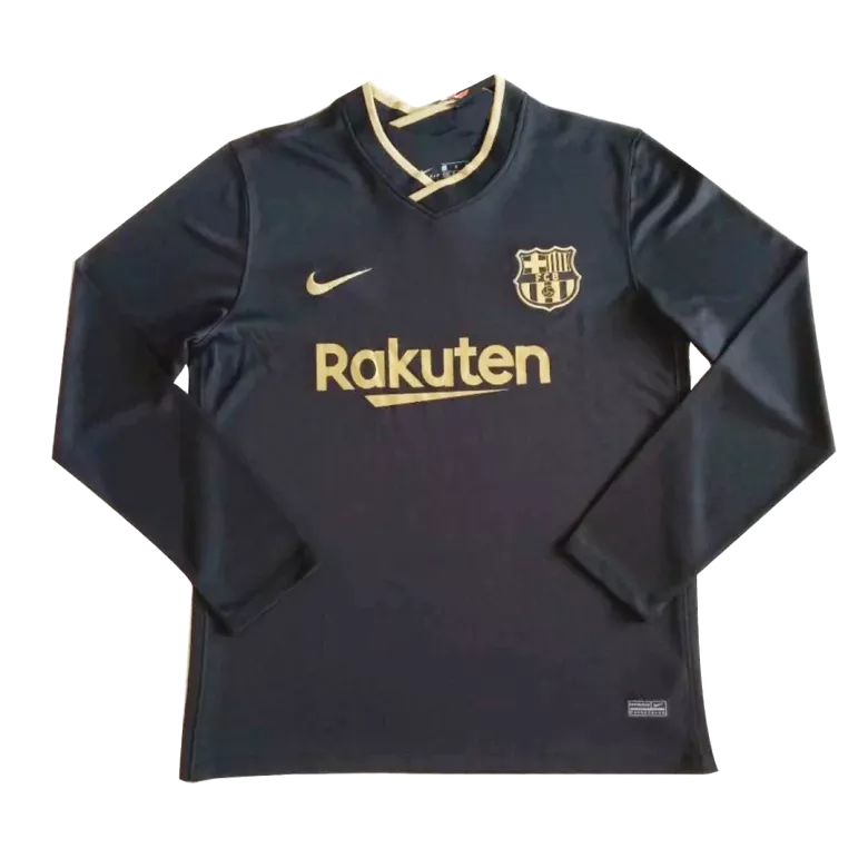 Barcelona Away Long Sleeve Soccer Jersey 2020/21 - vstockx