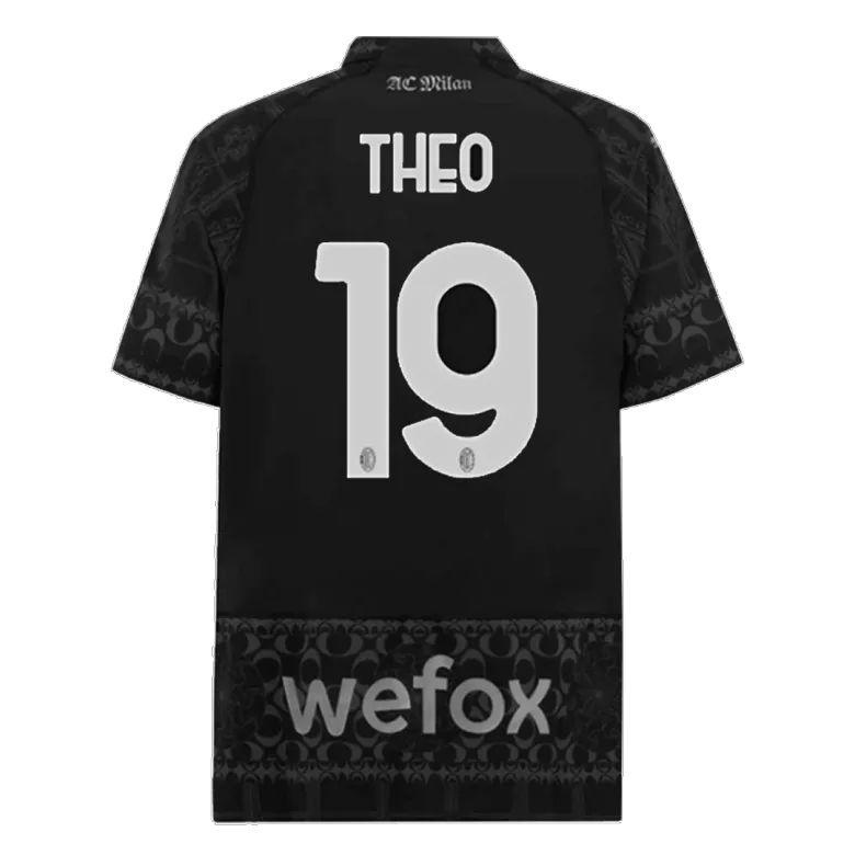 THEO #19 AC Milan X Pleasures Fourth Away Soccer Jersey 2023/24 - vstockx